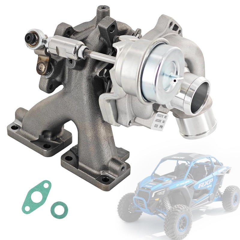 K03 3023297 1205689 Turbo Turbocharger wGasket For Polaris 1621 RZR XP 4 1921 RZR XP 4 Turbo S 2021 RZR Turbo S 925CC UTV Replace OE 3023297 51628004